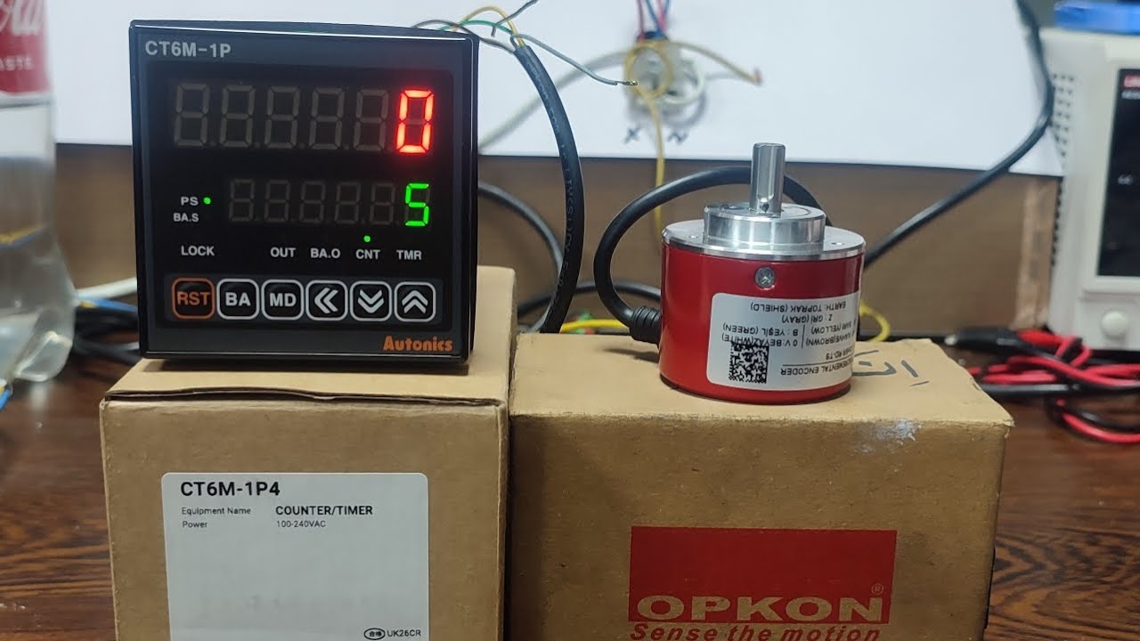 Autonics Toturial Using Encoder and Counter Control #plc #encoder #shortvideo  #pakistan #electrical