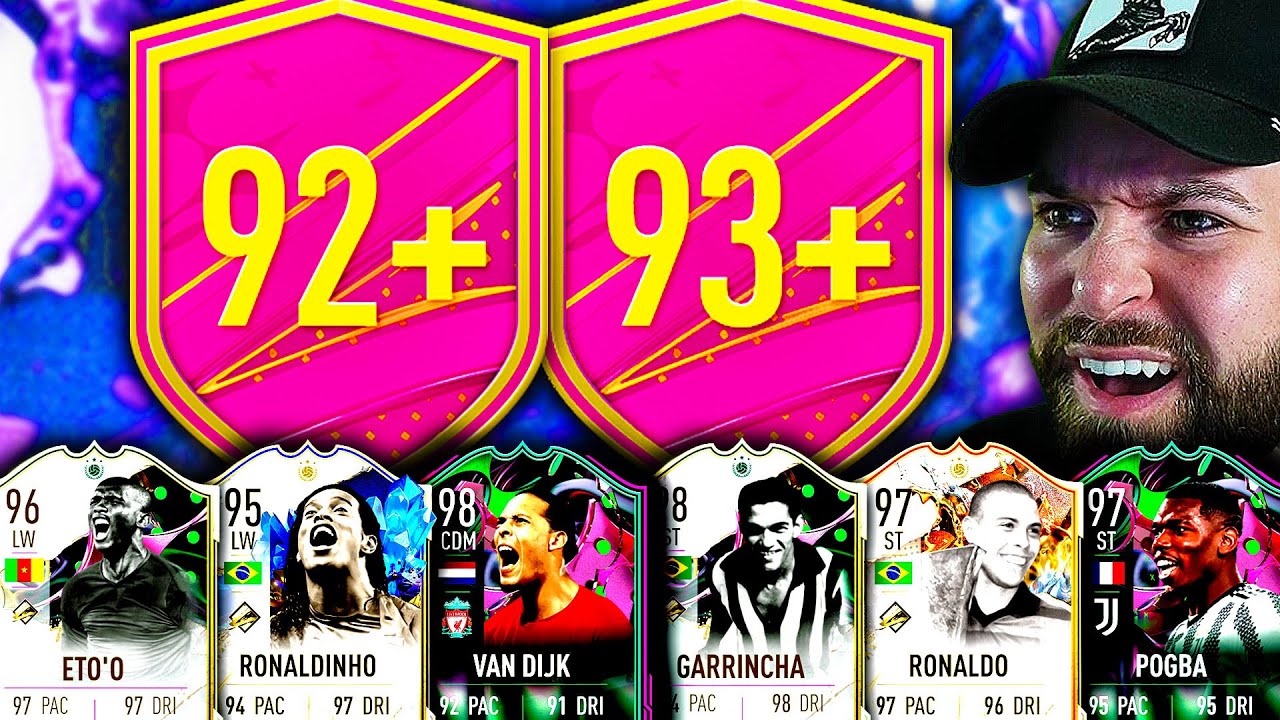 OPENING 100x 92+ ATTACKER ICON PACKS & 93+ SHAPESHIFTER PLAYER PICKS!!