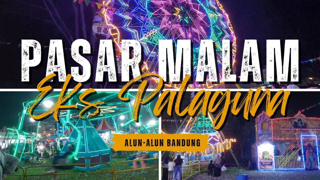 Pasar Malam Alun-Alun Bandung: Dari Jajanan Unik Sampai Wahana Ekstrem!