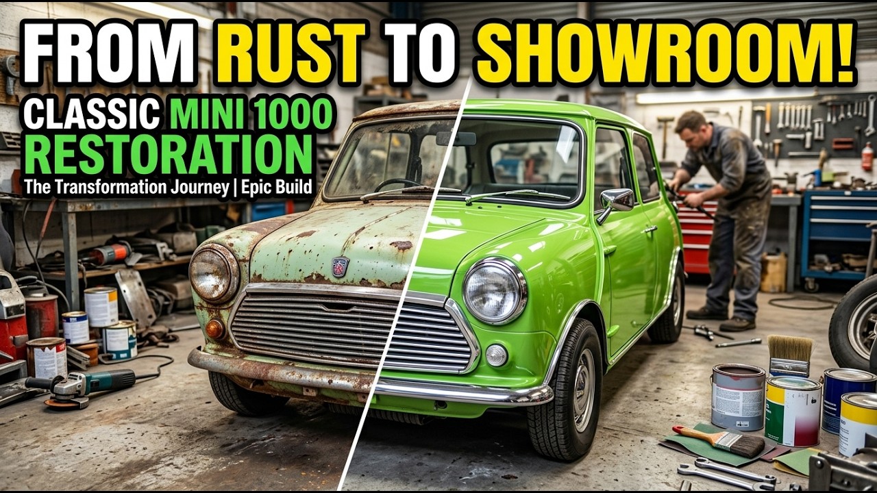 I Found a Rusty 1977 Classic Mini 1000 – Full Restoration to Showroom Condition!