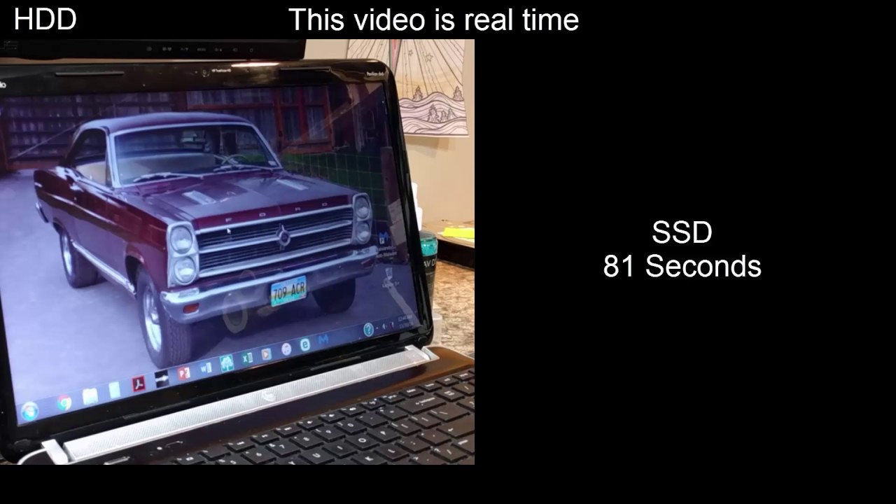 HDD vs SSD speed test