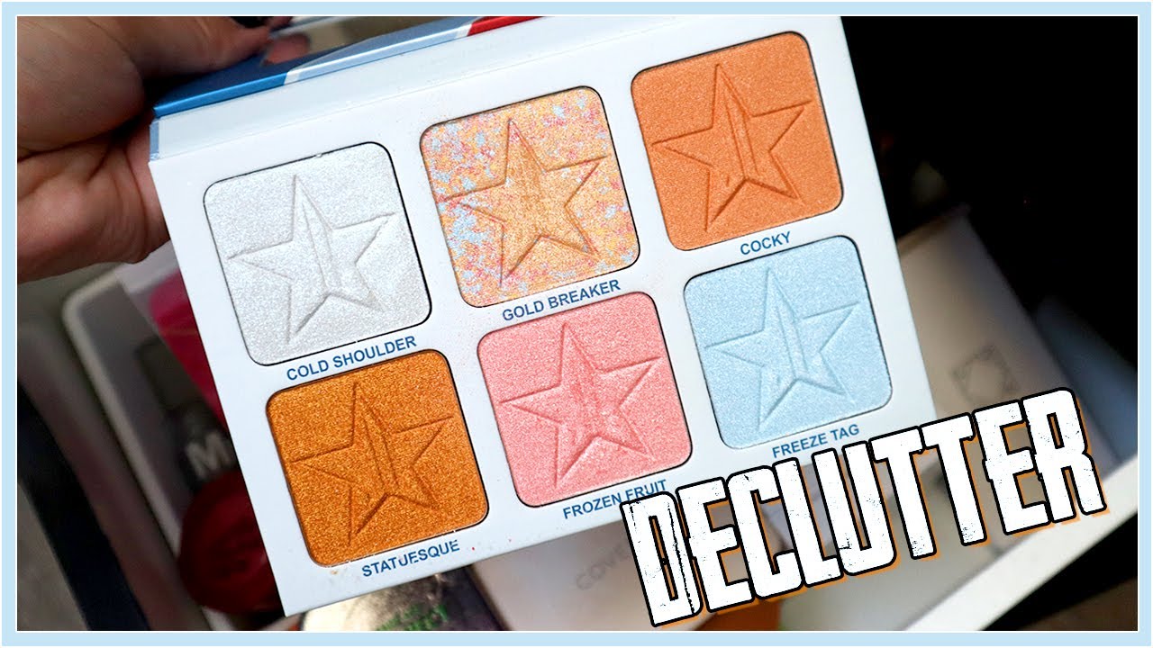 Makeup Declutter! Blush, Highlighters, Foundation | January 2021