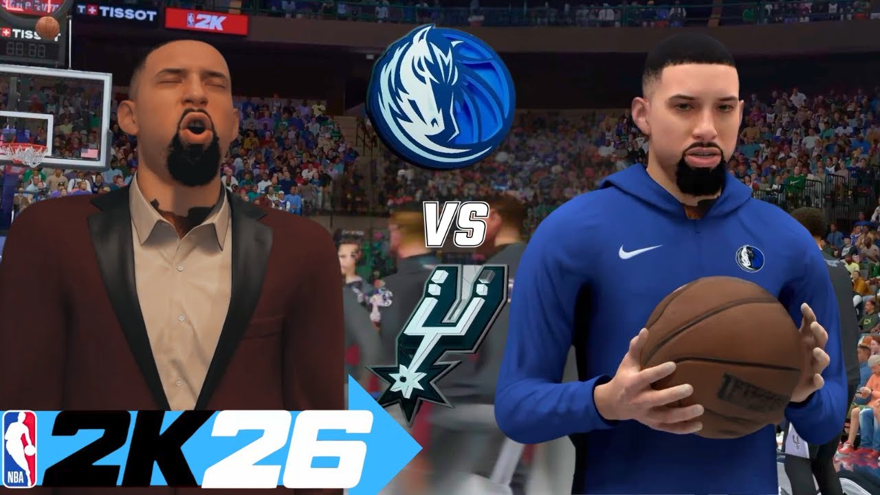NBA 2K26 MyCareer Debut | Double-Double, Almost a Triple-Double vs Spurs