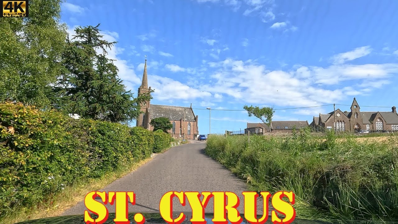 St. Cyrus - Drive Around - Aberdeenshire, Scotland