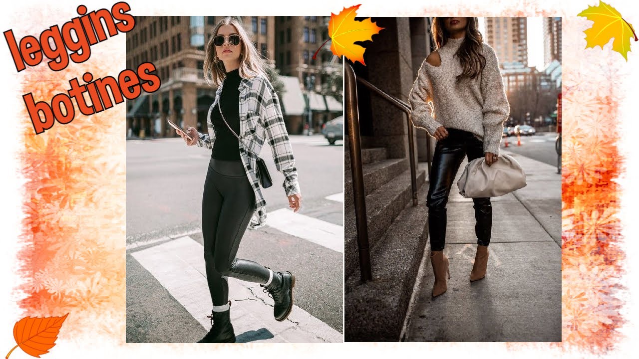 MODA LEGGINS Y BOTINES