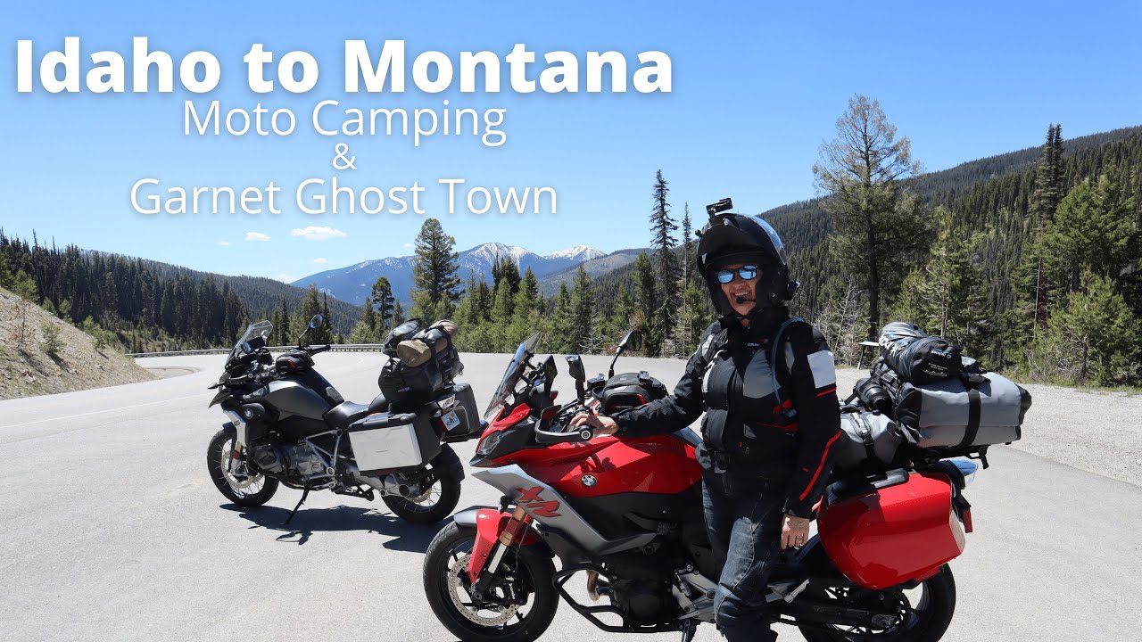Motorcycle Trip from Idaho to Montana- Moto Camping & Garnet Ghost Town!