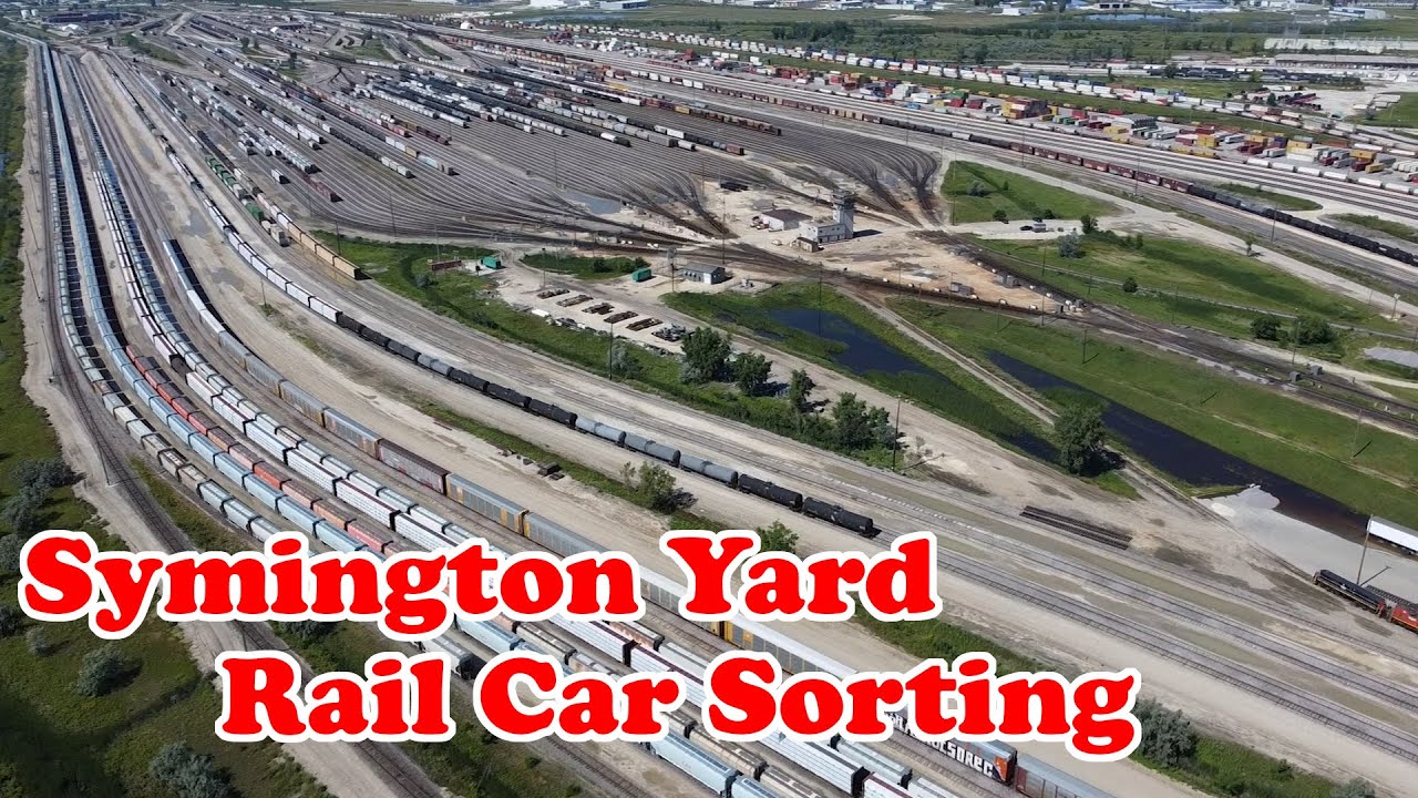 Symington Yard Winnipeg - Rail Car Sorting - Travels with Bill