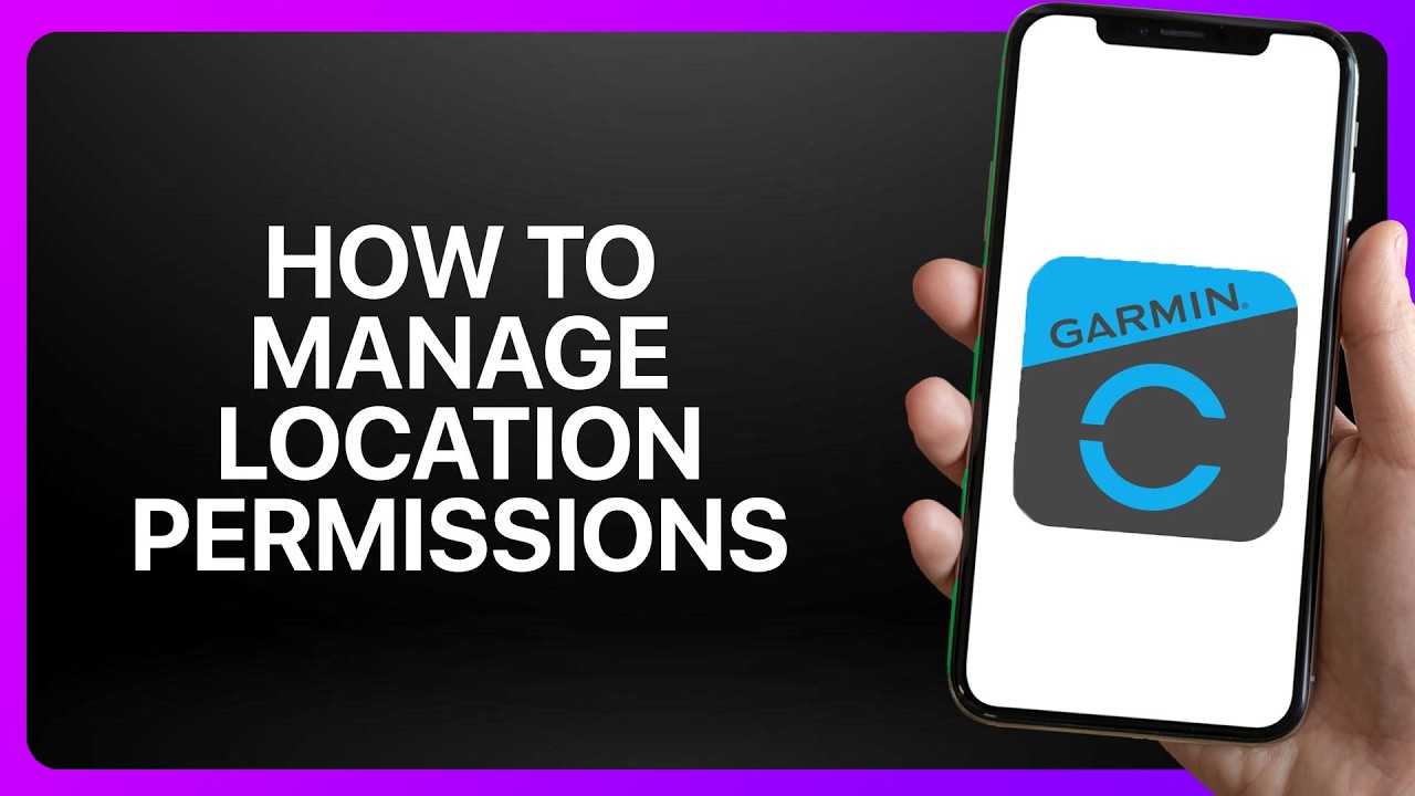 How To Manage Location Permissions In Garmin Connect 2026! Tutorial