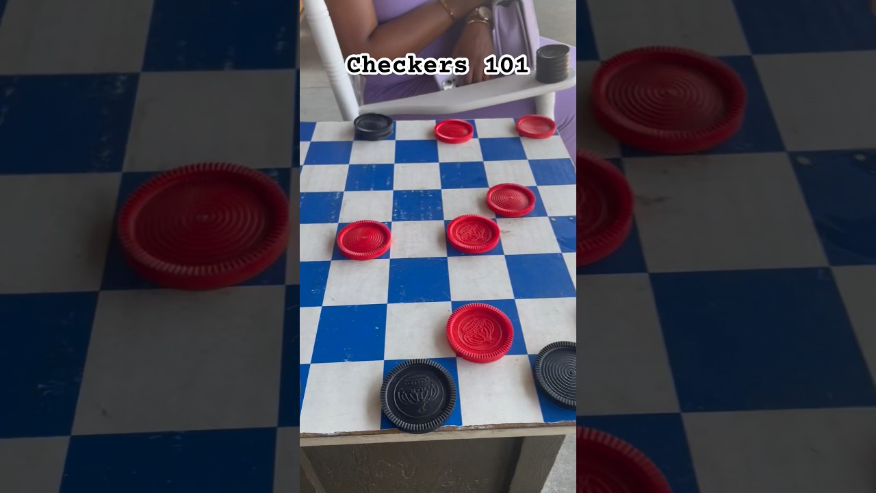How to play checkers | The triple jump