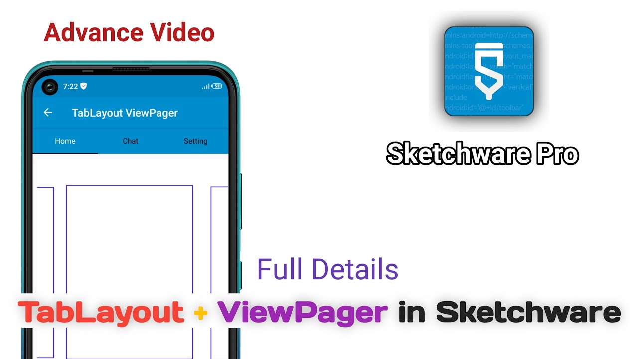 Create TabLayout with ViewPager in Sketchware Pro