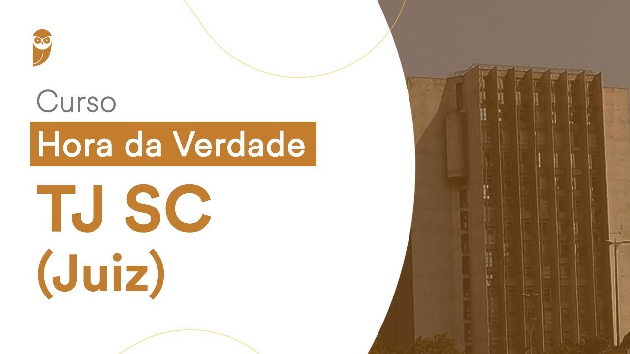 Curso Hora da Verdade: TJ SC (Juiz): Direito Tributário - Professor Rogério Cunha