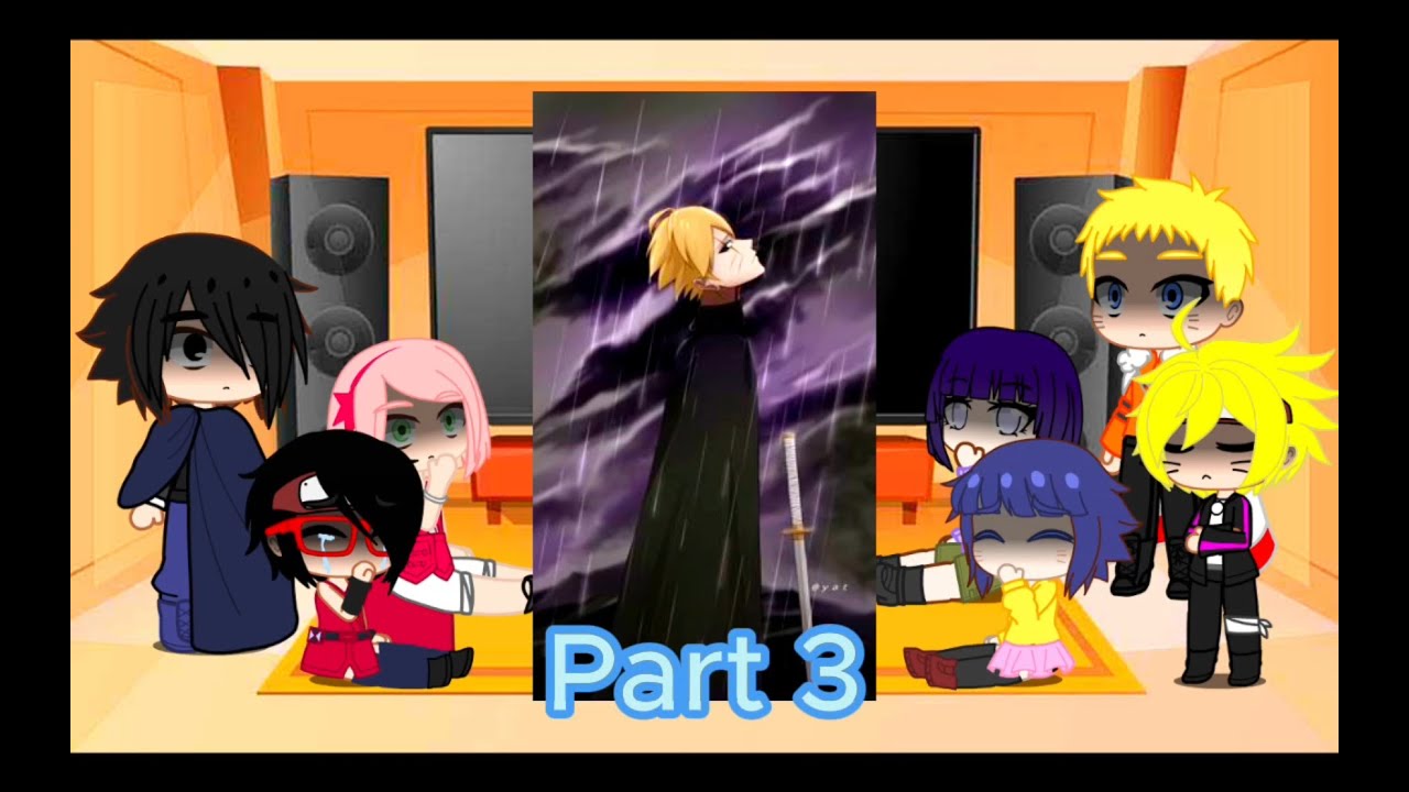 Uzumaki and Uchiha family react to Boruto part 3 (boruto sad)