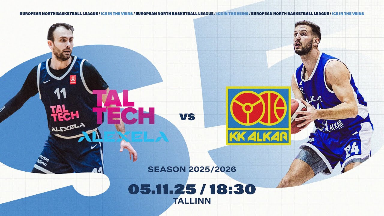 TalTech/ALEXELA v Alkar Sinj | Nov 5, 2025, 6:30 PM | ENBLeague 2025/26