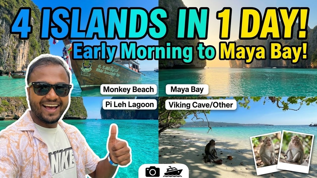 Four ISLANDS, One MORNING: The Ultimate Phi Phi Experience