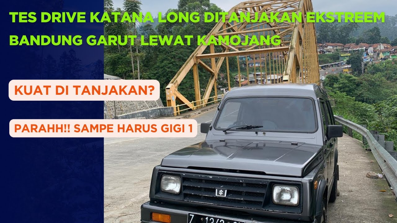 Tes Drive Katana Long Ke GArut Lewat Kamojang, fun drive, seru banget, banyak tanjakan ekstreem.