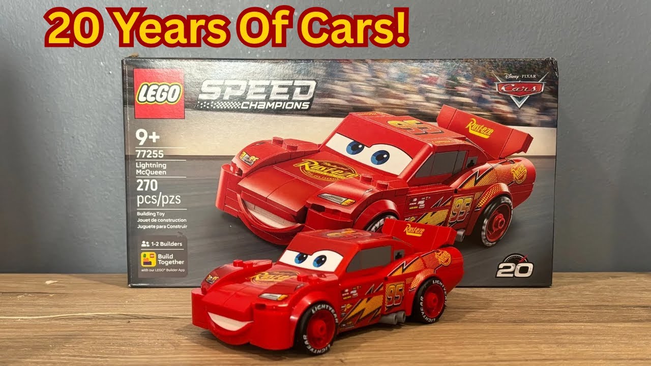 LEGO Speed ​​Champions Молния Маккуин: сборка и обзор! Достойная дань уважения спустя 20 лет? 77255