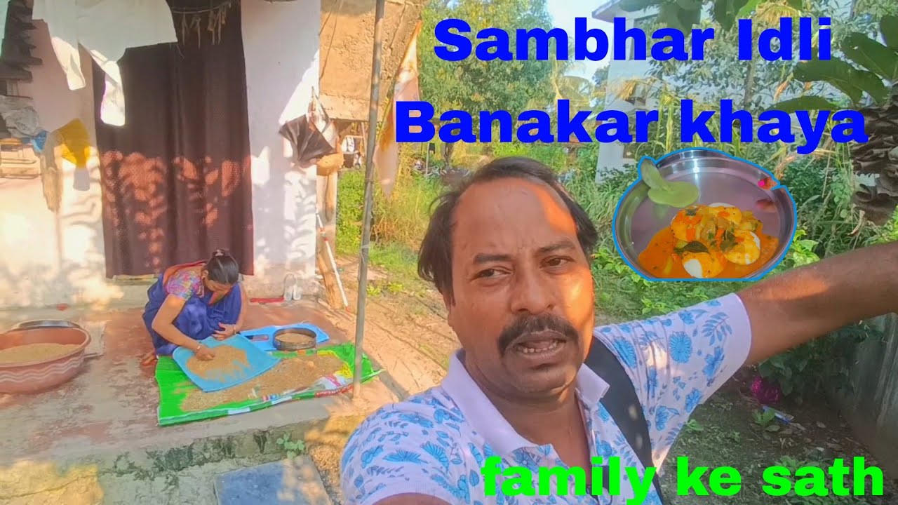 Aaj family ke sath mein Sambhar nariyal ki Chatni Italy Banakar khaya😋// Truck Driver life