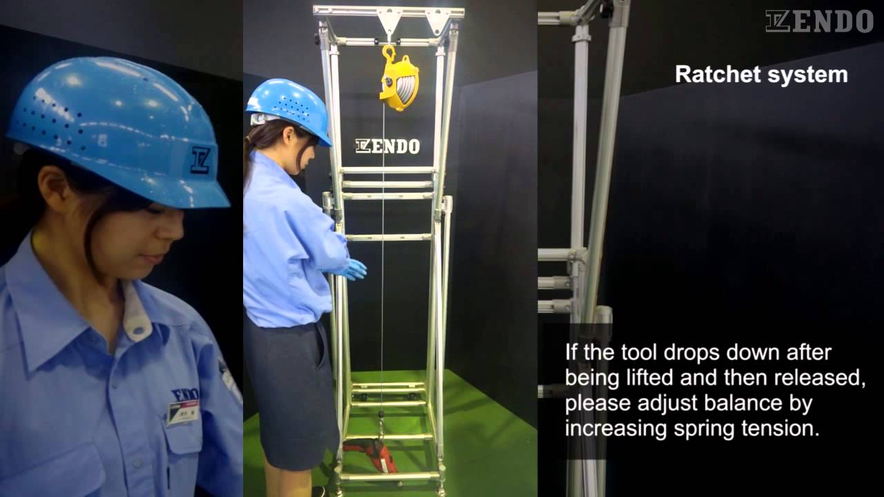 ENDO Spring balancer Balance adjustment procuedure