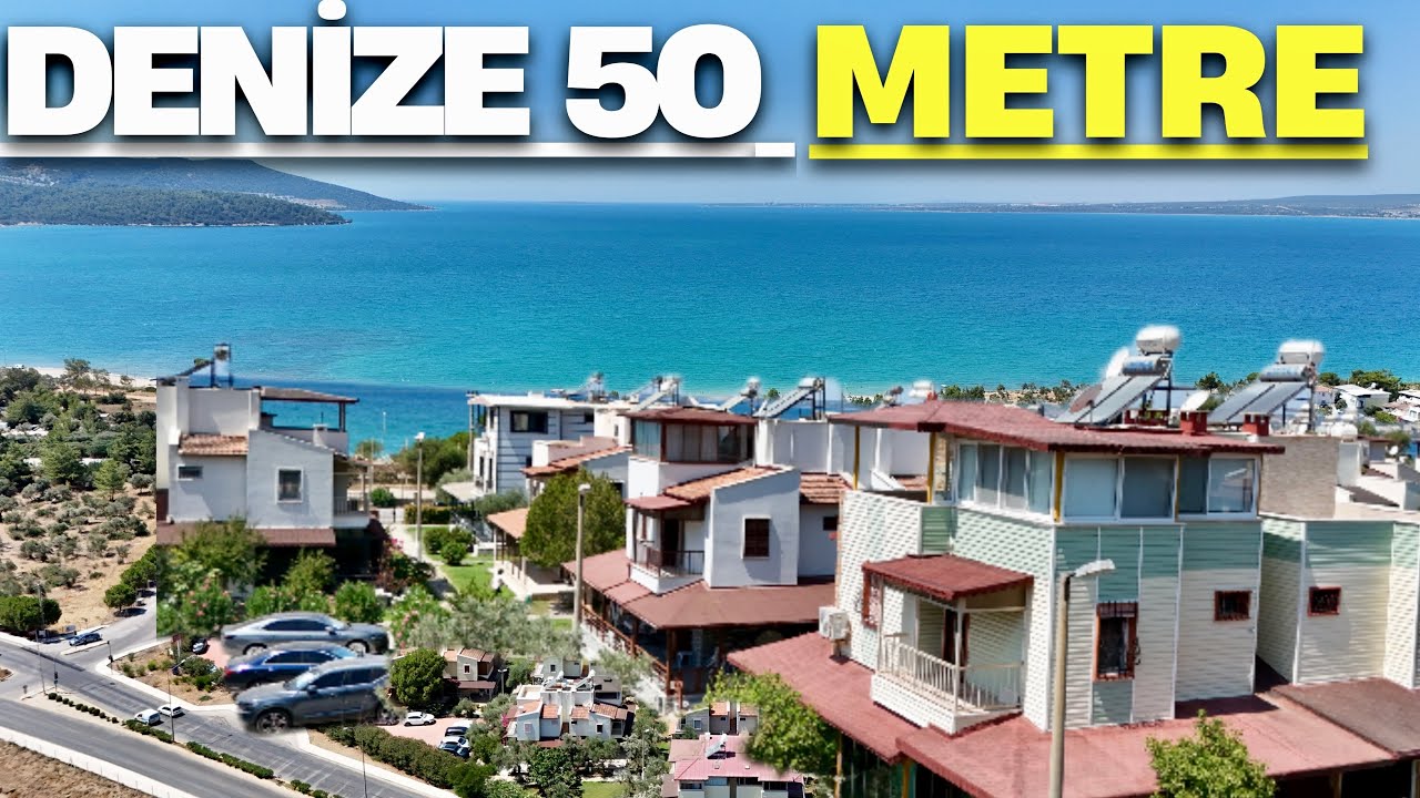 ❗️FİYAT DÜŞTÜ ❗️9,750,000 TL AKBÜK’TE SAHİLE  SIFIR TEK SİTEDE EŞYALI MÜSTAKİL ViLLA DENİZE 50 METRE