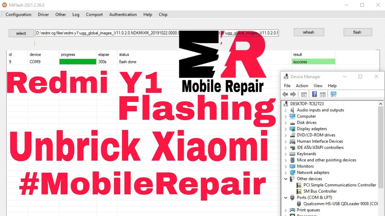 Unbrick Xiaomi Redmi Y1 MDI6S Flashing Miui 11 guide & EDL Mode 101% Done 2021 || #MobileRepair ||
