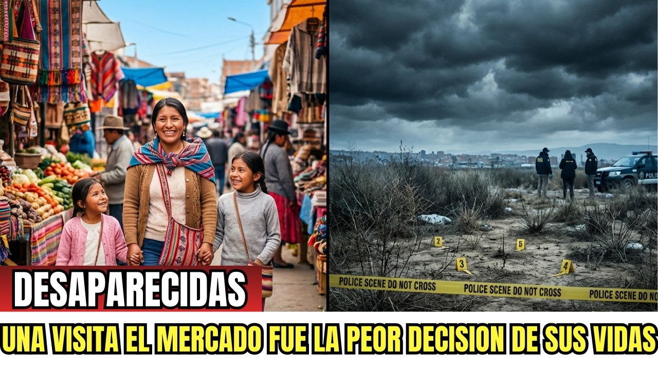 EL CASO QUE OSCURECIÓ BOLIVIA: MADRE E HIJAS, UNA VISITA AL MERCADO Y DESAPARICIÓN SIN EXPLICACIÓN