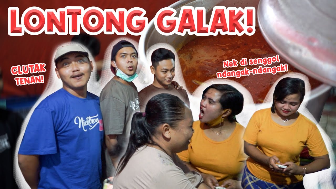 SAMPAI MERINDING, PENJUALNYA JUGA GALAK !! LONTONG OPOR GALAK !!