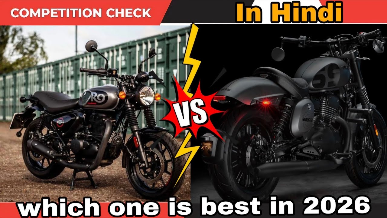 Jawa Yezdi Roadster vs Hunter 350 | Power, Comfort & Road Presence - कौन है असली Boss? In 2026 
