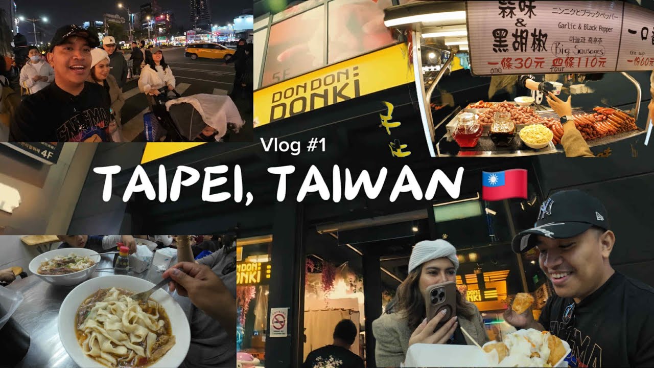 TAIWAN TRAVEL VLOG | Exploring Ximending & Raohe Night Market 🌃🍜