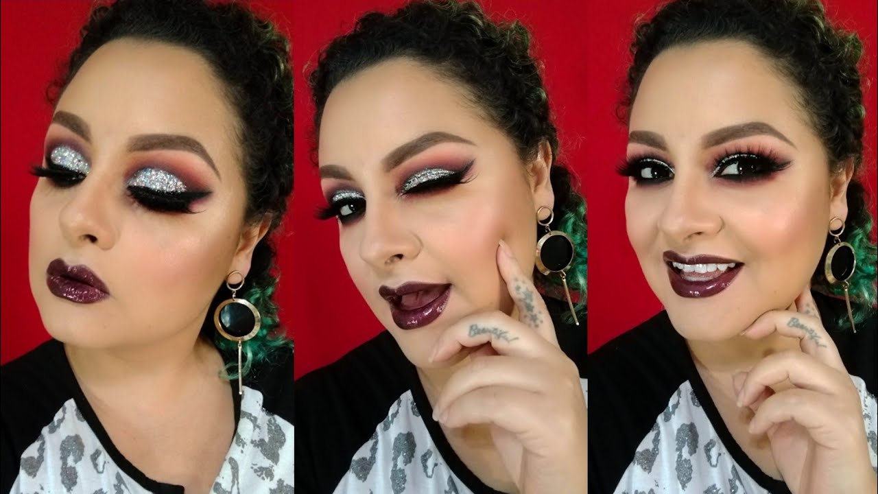 Maqu&iacute;llaje con glitter plata / Lilyymakeuup