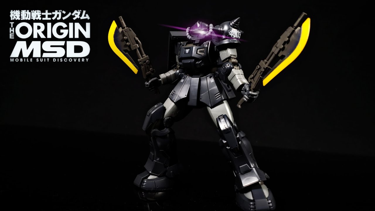 SHOKY REVIEWS GUNPLA: HGUC YMS-11 ACT ZAKU (KYCILIA's FORCES)