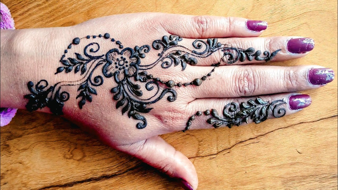 Beautiful And Simple Back Hand Mehndi Design 2026 | 🥰 How To Apply | @MehandiArtByPayal1212 
