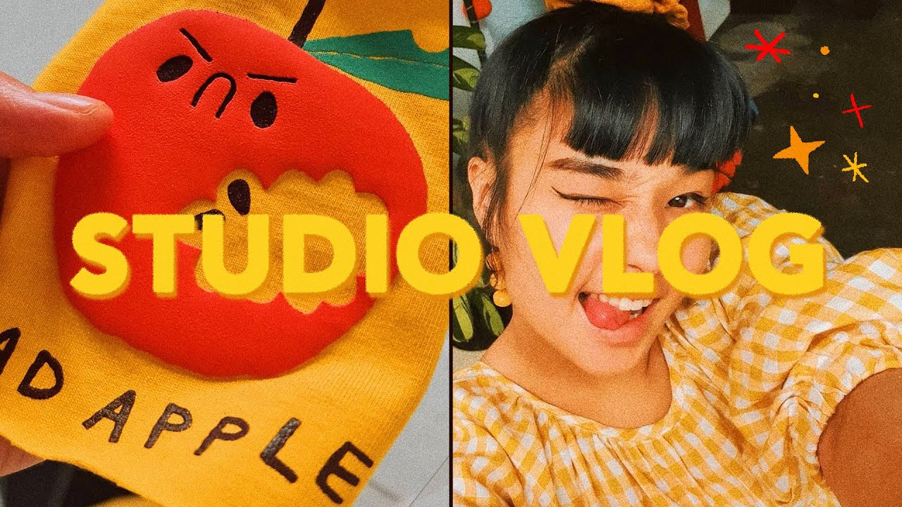 STUDIO VLOG 40 ✷ NEW TEES, CREATIVE DIRECTION + Q&A