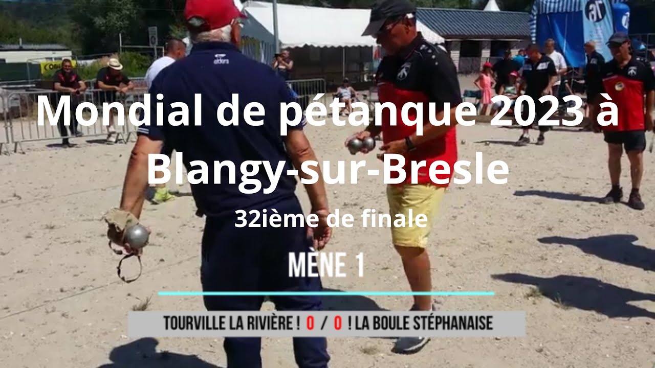 32i&egrave;me de finale  - Triplette v&eacute;t&eacute;ran -  Blangy-sur-Bresle - Tourville  VS La Boule St&eacute;phanaise -