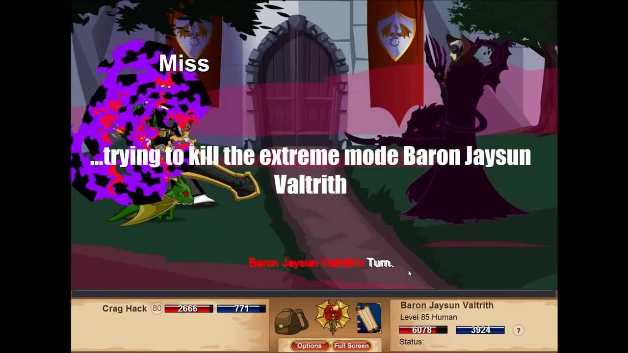 Dragonfable: Baron Jaysun Valtrith FAIL