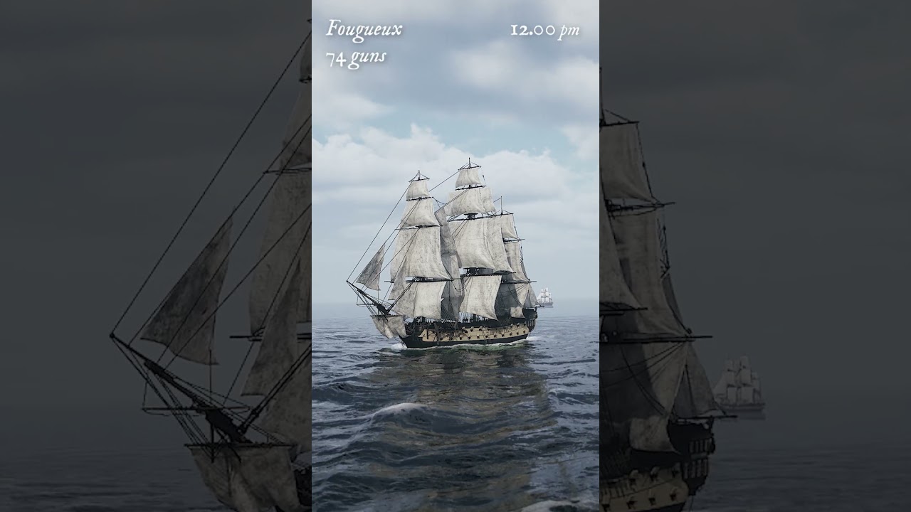 3D Naval Battles: Nelson's famous signal at Trafalgar