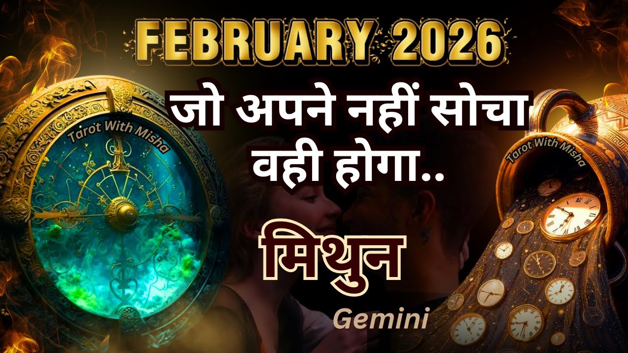 मिथुन♊GEMINI✨फरवरी 2026 |🔮 अचानक सच सामने आयेगा | TAROT WITH MISHA TIMELESS HINDI MONTHLY TAROT 