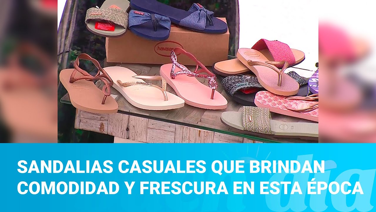 Sandalias casuales que brindan comodidad y frescura en esta época