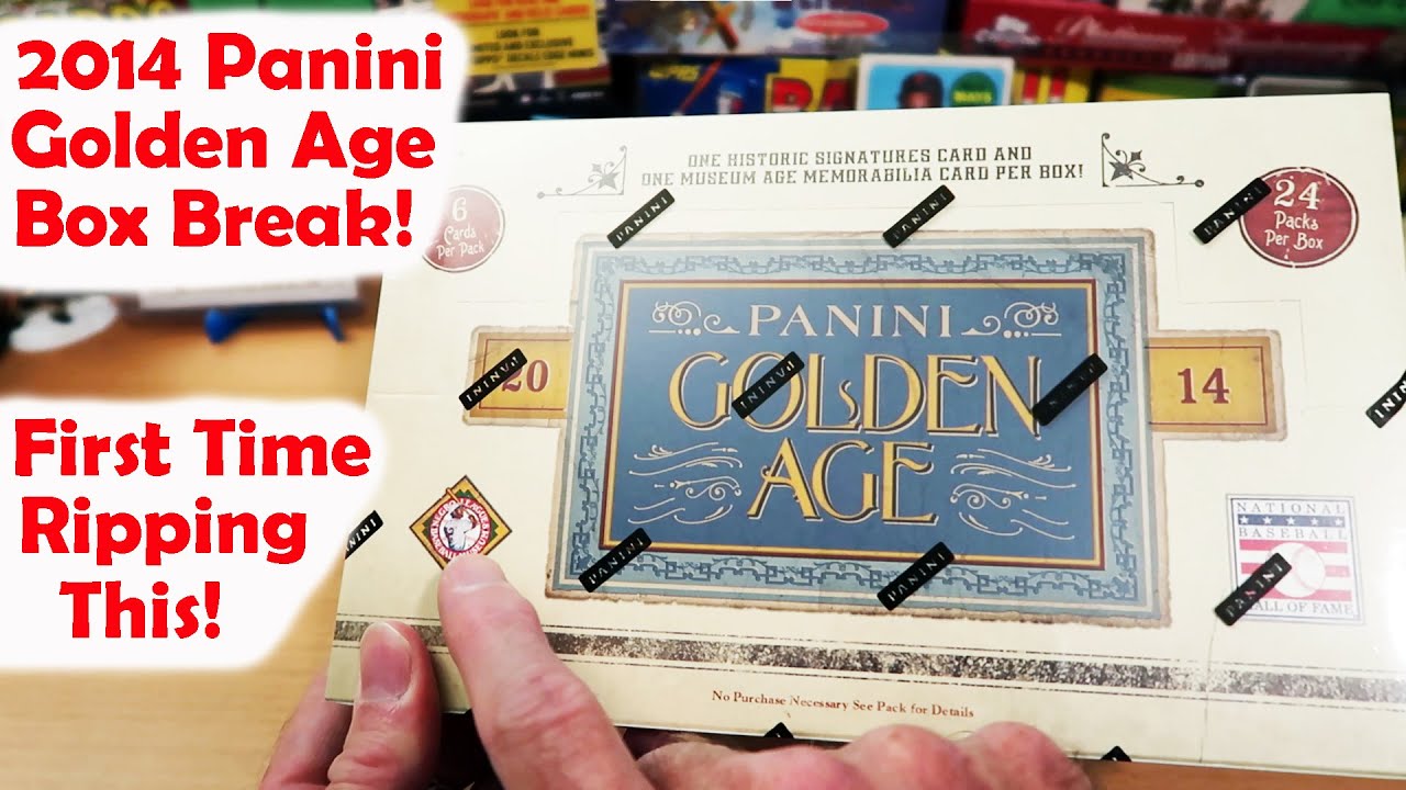 2014 Panini Golden Age Box Break! First Time Rip!