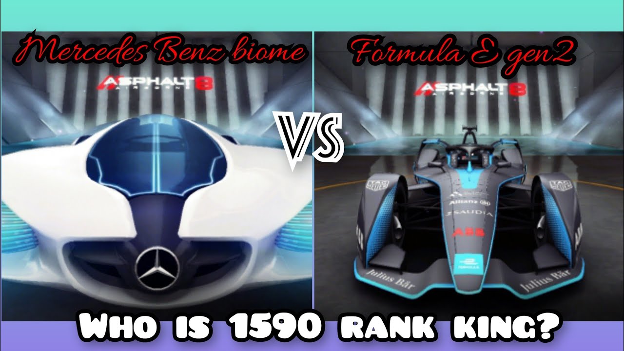 Asphalt 8 | Mercedes benz biome vs Formula E Gen2✅. Full comparison