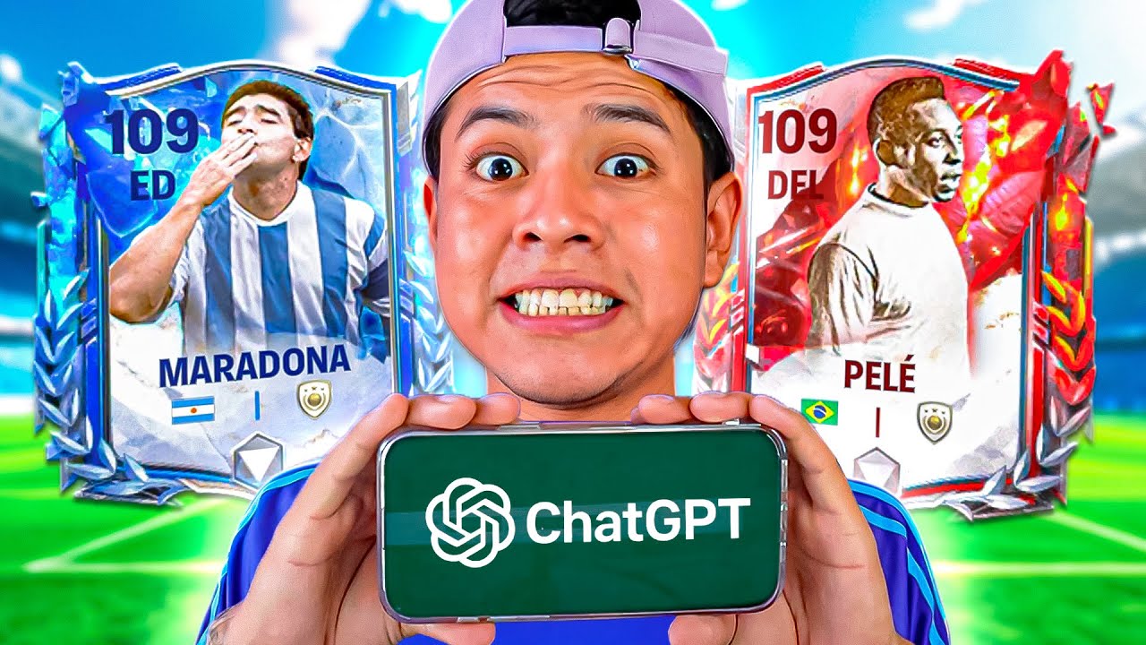 CHAT GPT me ayuda a FICHAR a MARADONA & PELÉ en FC MOBILE 😱