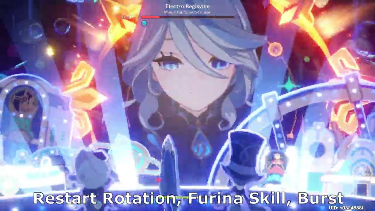 Mavuika, Furina, Xilonen, Bennett Full Rotation
