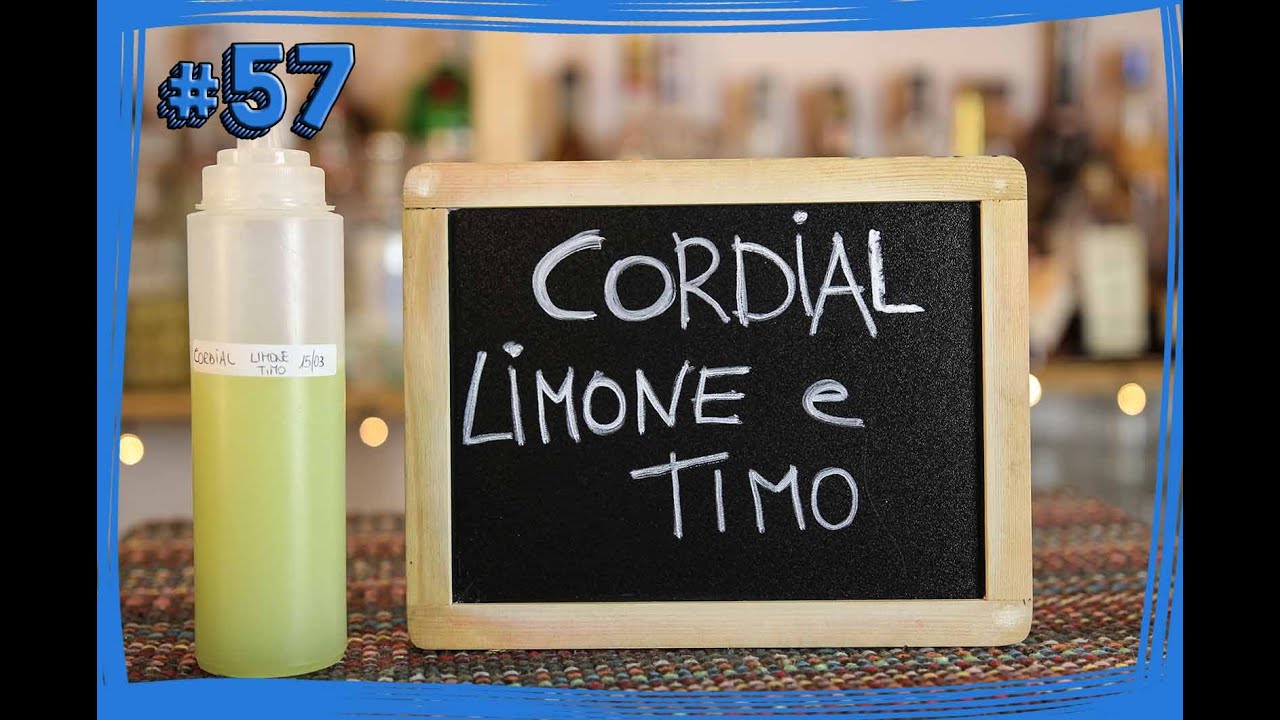 #57 Basi e Premix - Ricetta del mio CORDIAL LIMONE e TIMO SELVATICO homemade