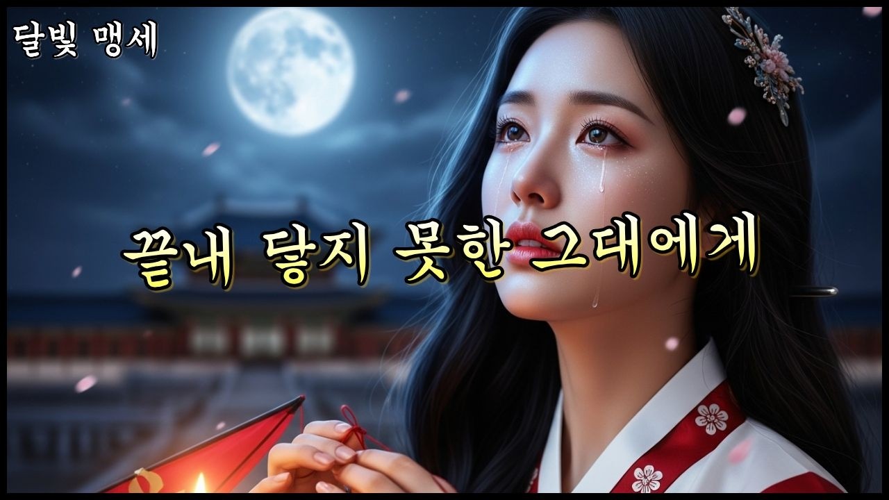 달빛 맹세 (Moonlit Vow)  사극풍 퓨전국악 발라드  조선시대 애절한 사랑 이야기