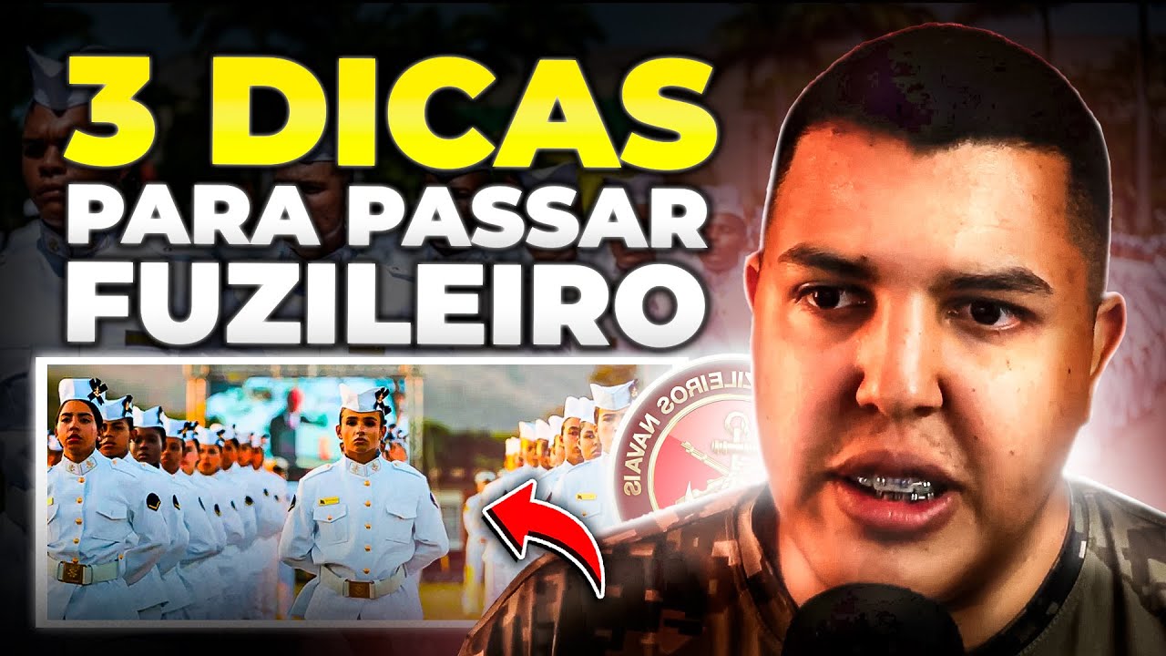 🔥 3 DICAS para PASSAR no Concurso do Fuzileiro Naval em 2026!