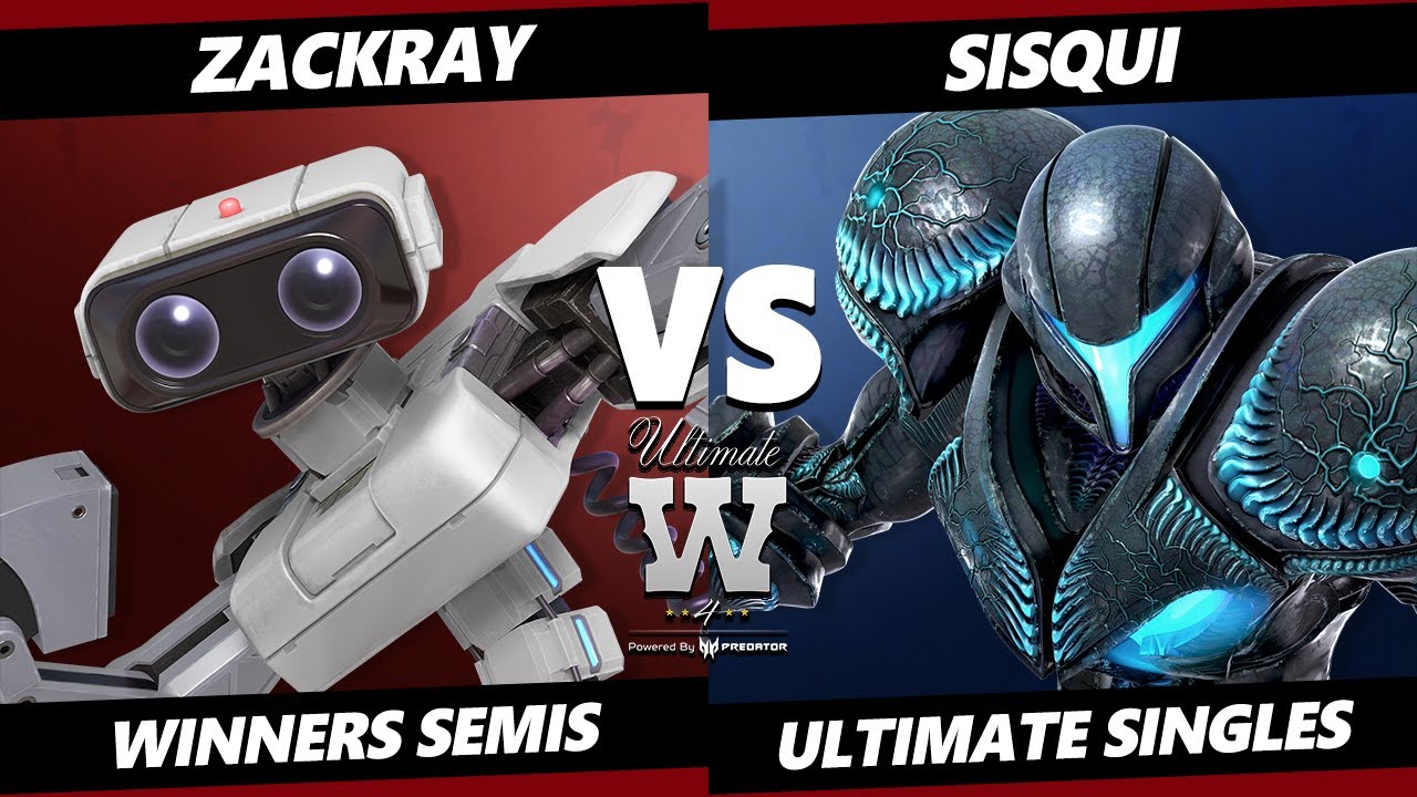 Ultimate Wanted 4 Winners Semis - Zackray (ROB) Vs. Sisqui (Dark Samus) SSBU Ultimate Tournament