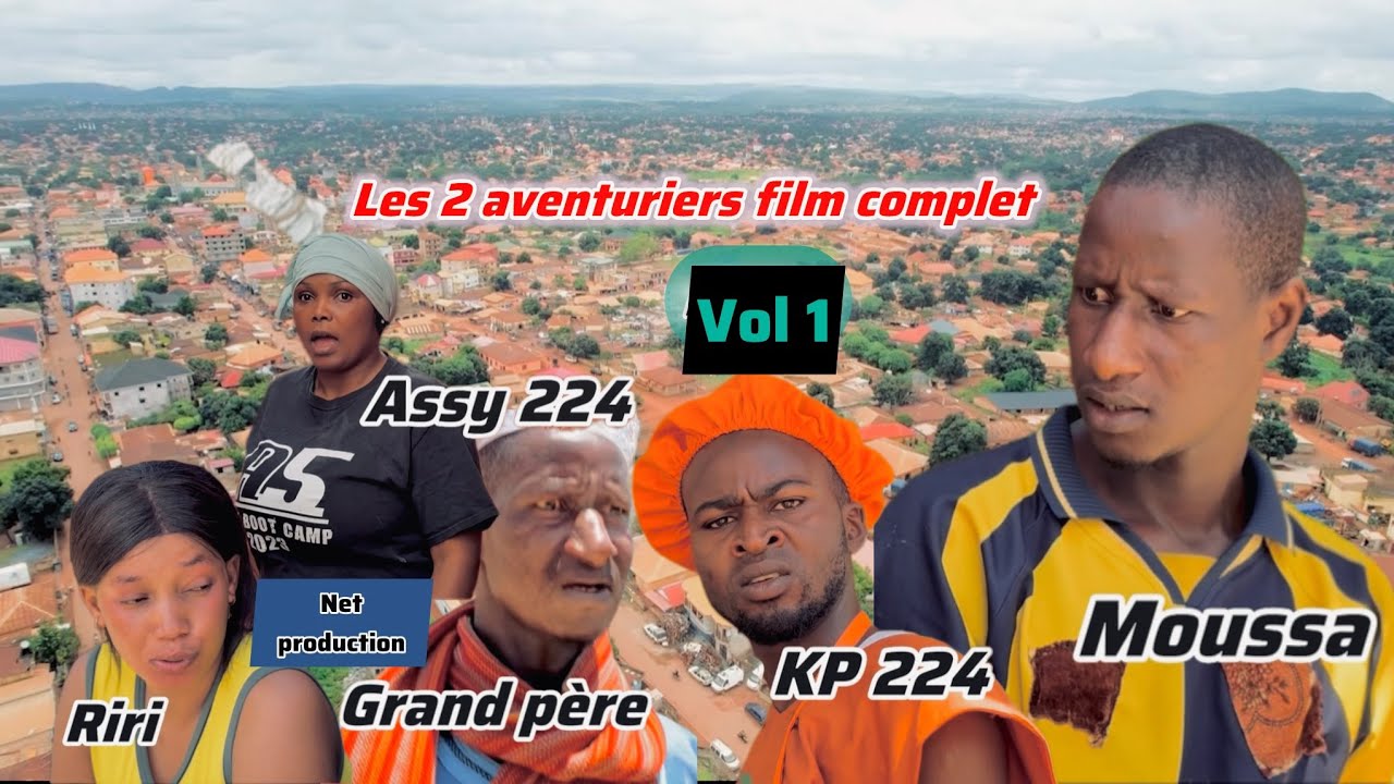 Film complet VOL 1  ￼ les 2  aventuriers  #guinee #comedy #pulaagu #senegal #film #conakry 
