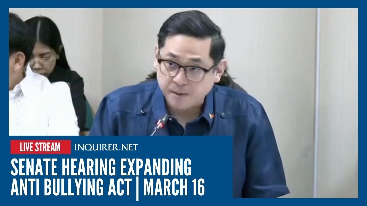 LIVE: Senate hearing expanding Anti bullying act | March 16