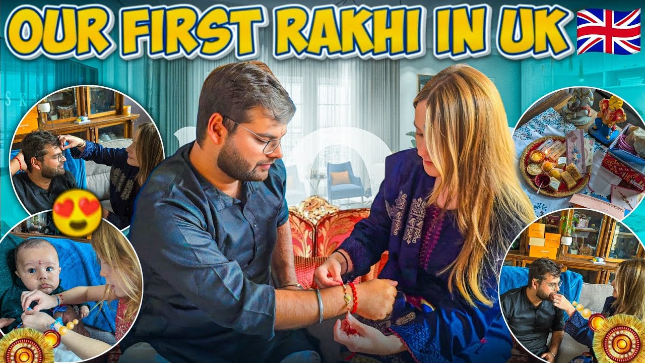 First Rakhi in UK 🇬🇧 | Foreigner Celebrates Raksha Bandhan for the First Time | Indians in UK