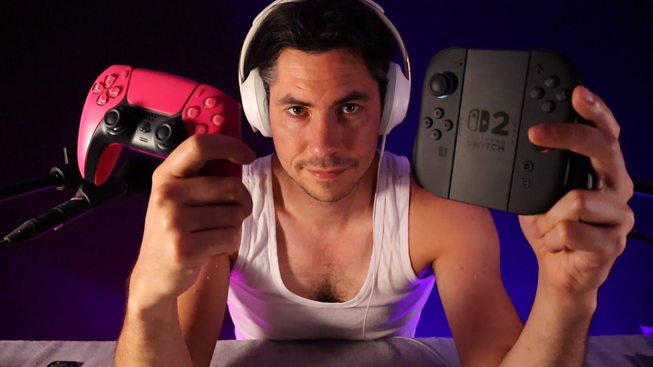 ASMR Manette PS5 VS Joycons SWITCH 2