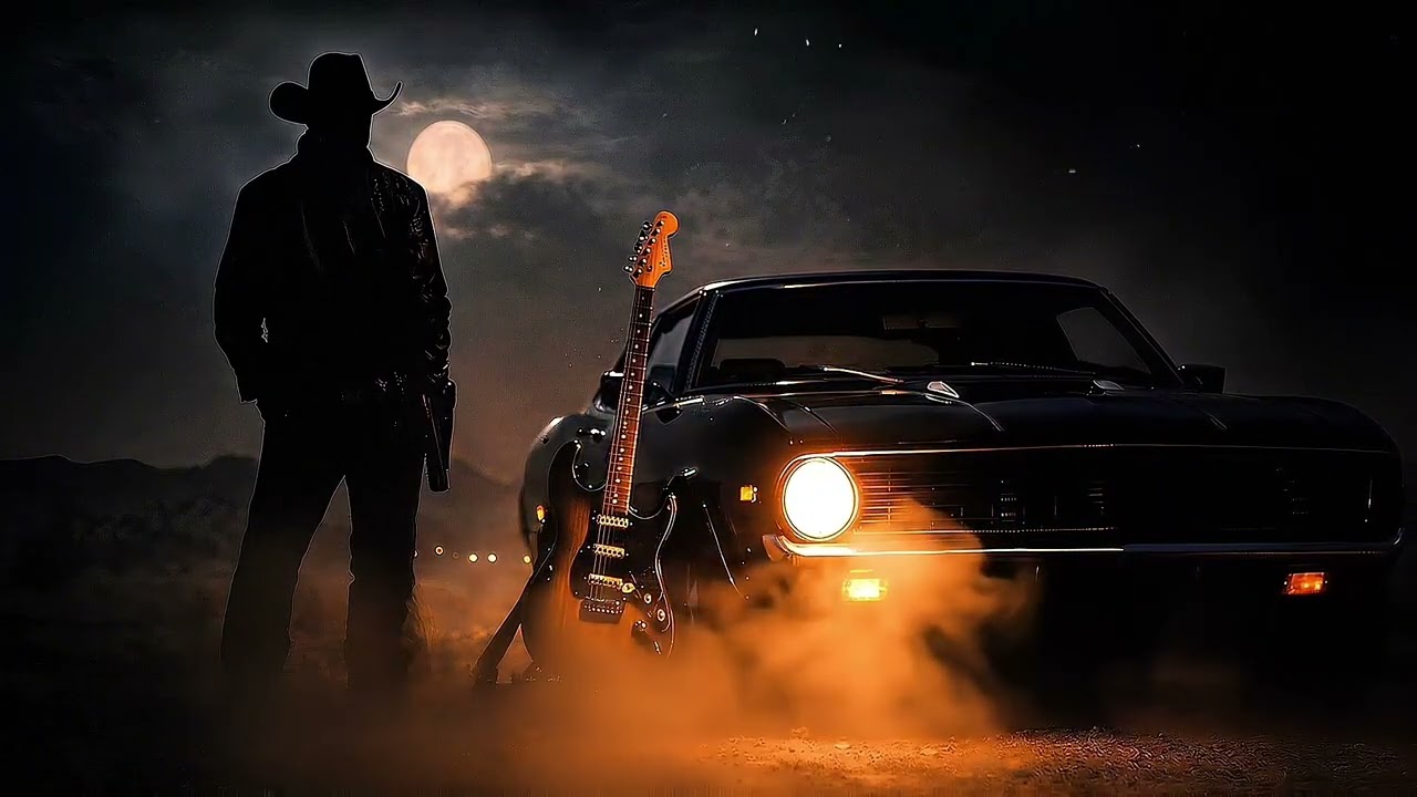 Dark Outlaw Guitar – Midnight Western Instrumental for Night Drive (1 Hour)